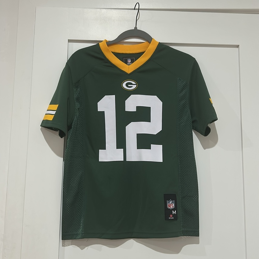 Rodgers youth M Packers Jersey NFL Team Apparel Jersey Green Bay Packers #12 - Picture 3 of 6